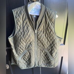 Old Navy Olive Quilted Vest